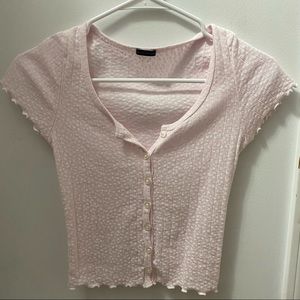 NWOT LIGHT PINK BRANDY MELVILLE TOP